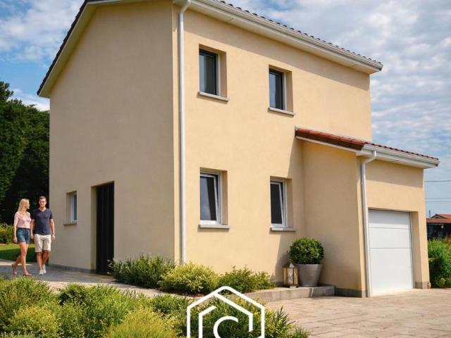 Projet de construction d'une maison de 85 m² avec terrain à CHALAMONT 01