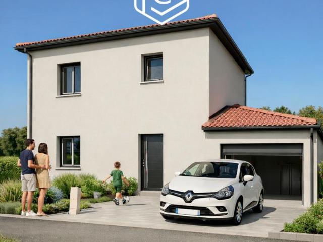 Projet de construction d'une maison de 85m2 avec terrain à Chazay d'Azergues 69