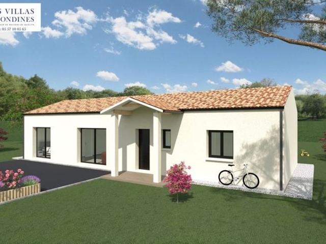 Projet de construction d'une maison 100.68 m² avec terrain à BORDEAUX 33