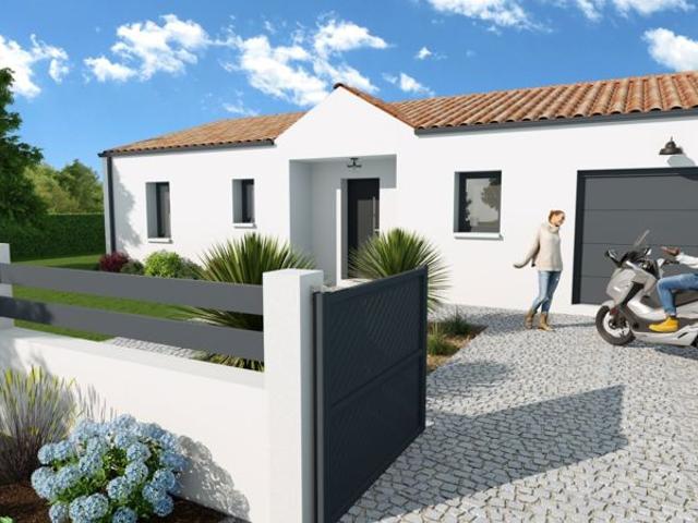 Projet de construction d'une maison 100 m² avec terrain à COURCON 17