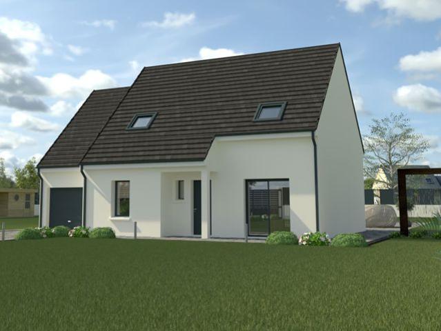 Projet de construction d'une maison 100 m² avec terrain à HERMES 60