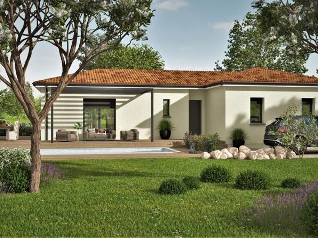 Projet de construction d'une maison 100 m² avec terrain à LAVERNOSE LACASSE 31 au prix de 247200€