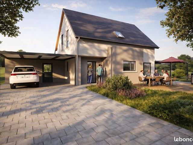 Projet de construction d'une maison 100 m² avec terrain à PREUSCHDORF 67