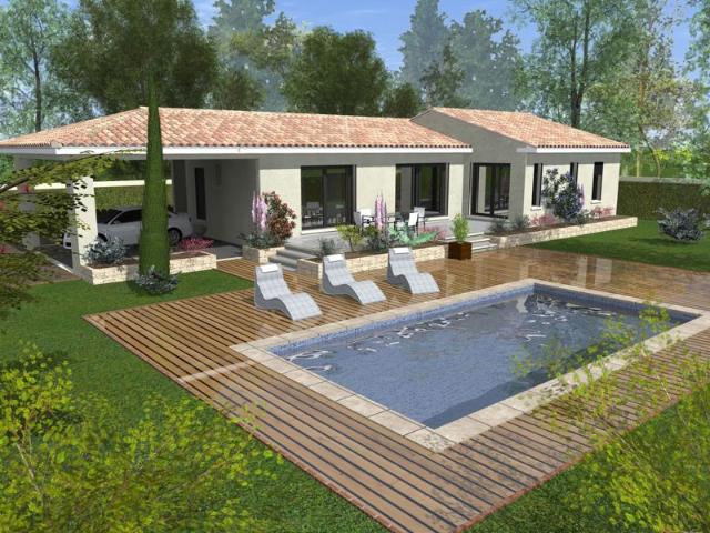 Projet de construction d'une maison 100 m² avec terrain à SAINT VICTOR LA COSTE 30