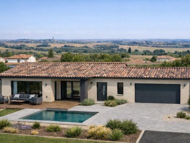 Projet de construction d'une maison 100 m² avec terrain à VACQUIERS 31