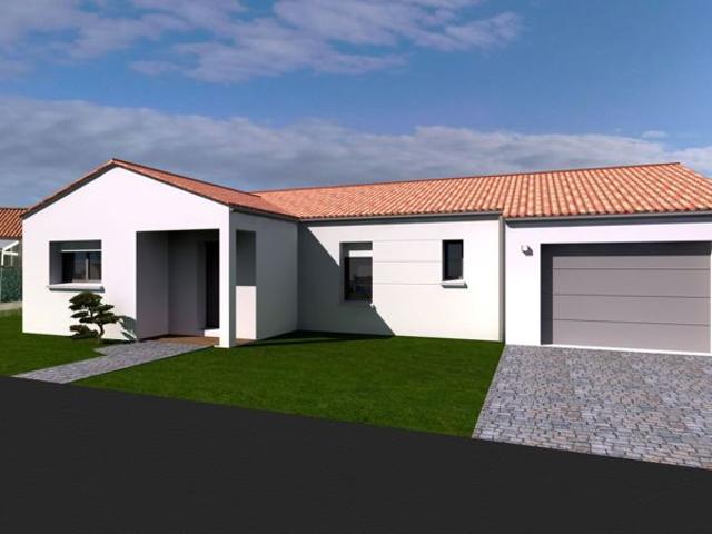 Projet de construction d'une maison 102 m² avec terrain à MACHE 85