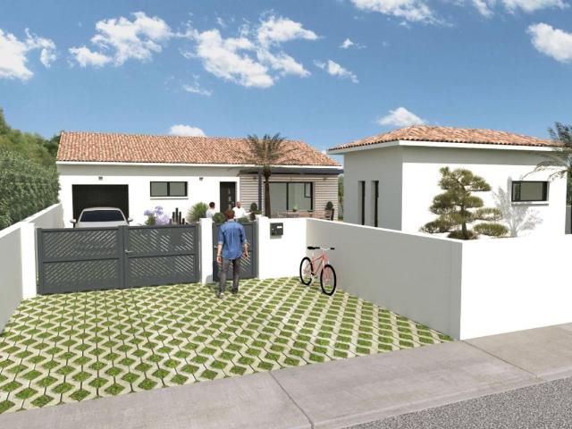 Projet de construction d'une maison 107.31 m² avec terrain à BIZANET 11