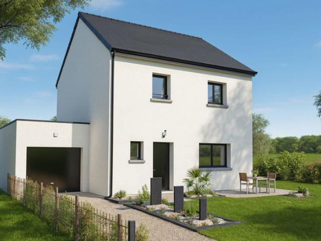 Projet de construction d'une maison 105 m² avec terrain à LANDEVANT 56