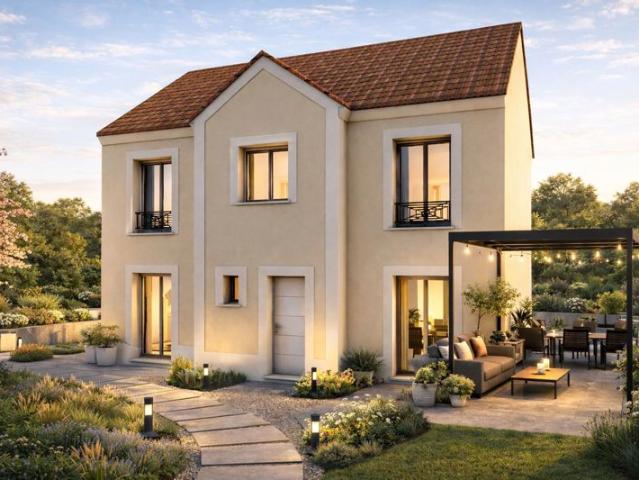 Projet de construction d'une maison 118.88 m² avec terrain à DAMMARTIN EN SERVE 78