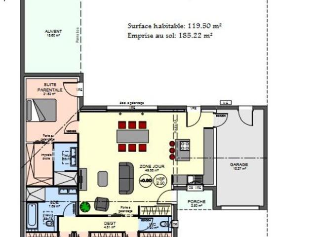 Projet de construction d'une maison 119 m² avec terrain à SAINTE SOULLE 17