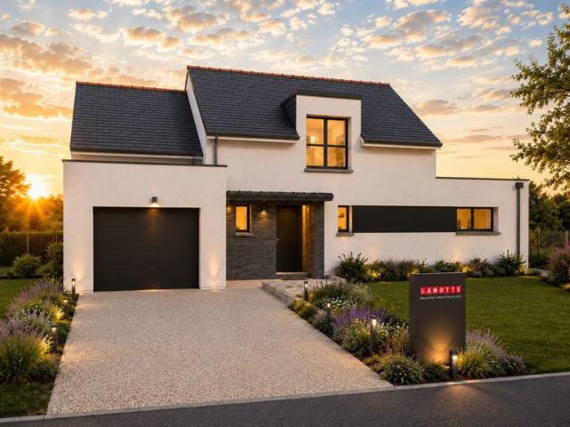 Projet de construction d'une maison 121 m² avec terrain à MONTERBLANC 56