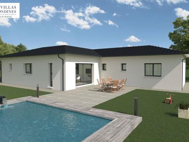 Projet de construction d'une maison 128.47 m² avec terrain à LUDON MEDOC 33