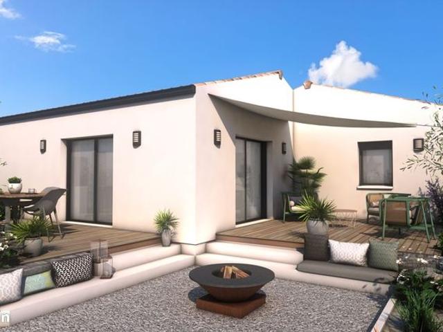 Projet de construction d'une maison 3 chambres de 80.68 m² sur un terrain à bâtir de 326 m2 à SEMUSS
