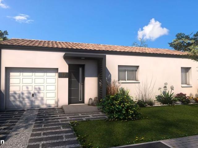Projet de construction d'une maison 3 chambres de 90 m² sur un terrain à bâtir de 180 m2 à MESCHERS