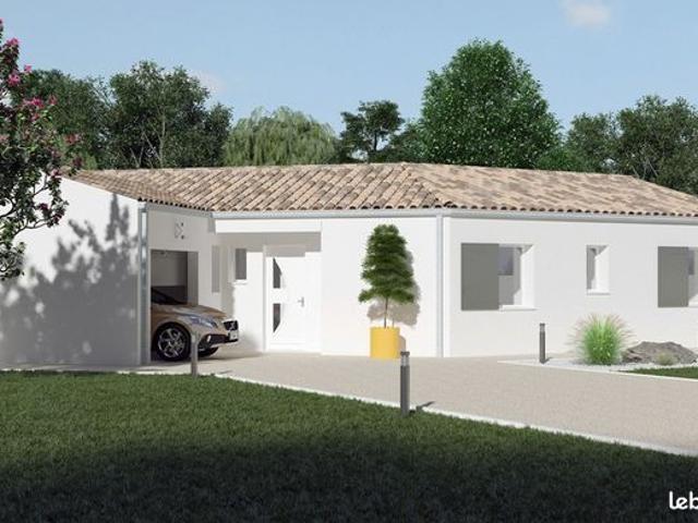 Projet de construction d'une maison 3 chambres de 94.95 m² sur un terrain à bâtir de 236 m2 à SAINT