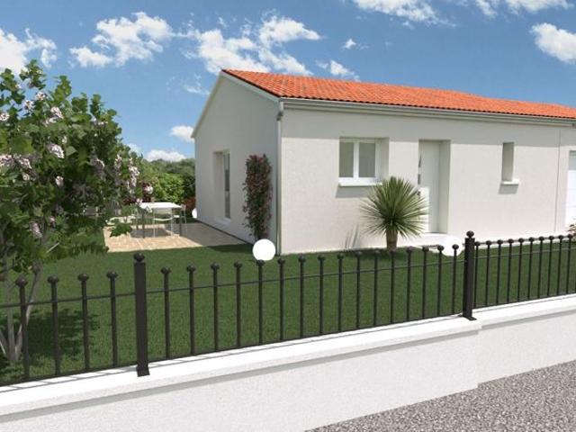 Projet de construction d'une maison 51.73 m² avec terrain à NIORT 79