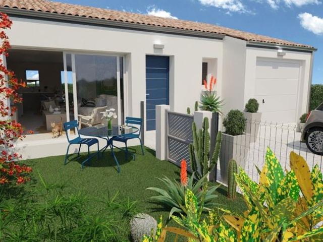 Projet de construction d'une maison 65 m² avec terrain à GREZAC 17