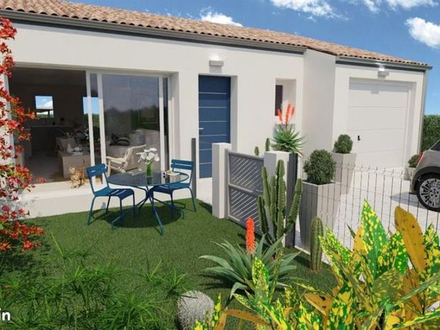 Projet de construction d'une maison 65 m² avec terrain à SURGERES 17
