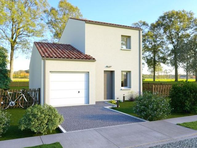 Projet de construction d'une maison 66.85 m² avec terrain à SAINT PHILBERT DE BOUAINE 85