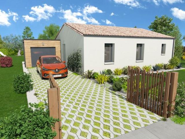 Projet de construction d'une maison 69.93 m² avec terrain à NOUAILLE MAUPERTUIS 86
