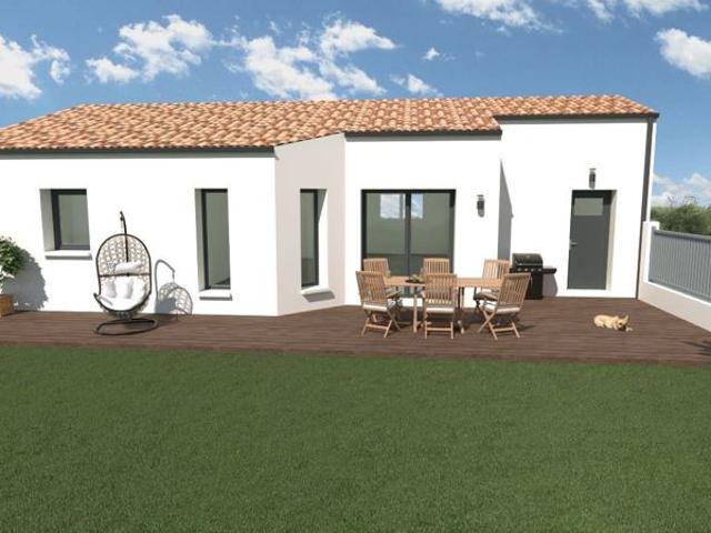 Projet de construction d'une maison 75.82 m² avec terrain à LE POIRE SUR VIE 85
