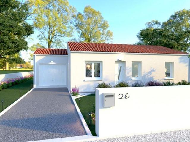 Projet de construction d'une maison 75.93 m² avec terrain à ECHIRE 79