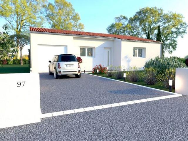 Projet de construction d'une maison 79.82 m² avec terrain à BESSINES 79