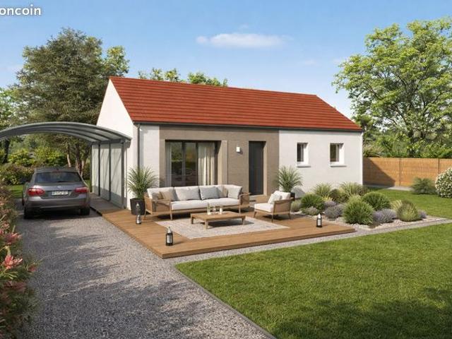 Projet de construction d'une maison 70 m² avec terrain à ROINVILLE 28