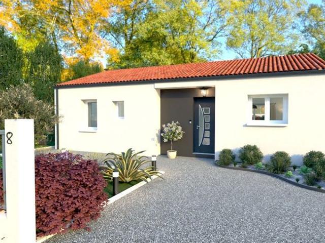 Projet de construction d'une maison 72.36 m² avec terrain à BESSINES 79