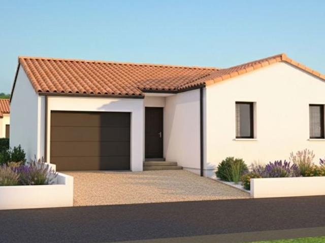 Projet de construction d'une maison 84 m² avec terrain à LES HERBIERS 85