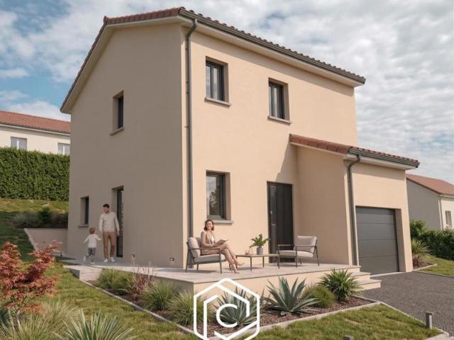 Projet de construction d'une maison 85 m² avec terrain à CORBONOD 01