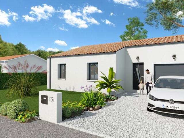 Projet de construction d'une maison 85 m² avec terrain à ANAIS 17