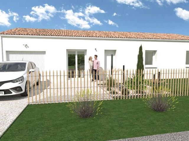 Projet de construction d'une maison 85 m² avec terrain à BOURGNEUF 17