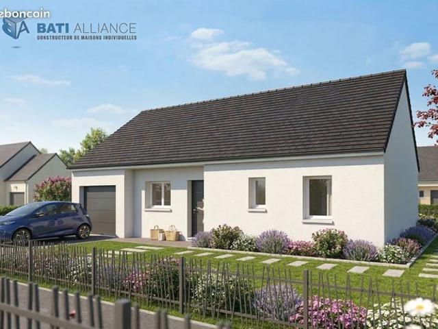Projet de construction d'une maison 85 m² avec terrain à ENTRAMMES 53