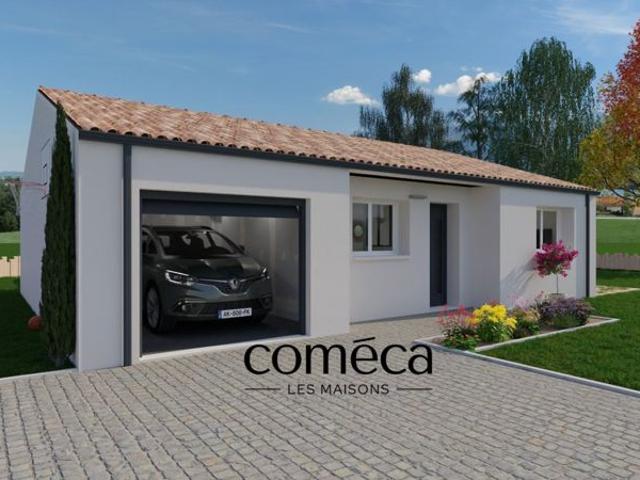 Projet de construction d'une maison 85 m² avec terrain à SAINT CYR EN TALMONDAIS 85