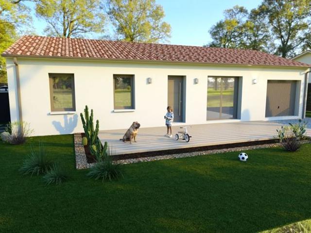 Projet de construction d'une maison 86 m² avec terrain à LUDON MEDOC 33