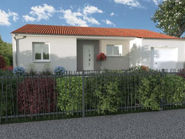 Projet de construction d'une maison 86.35 m² avec terrain à MARIGNY 79