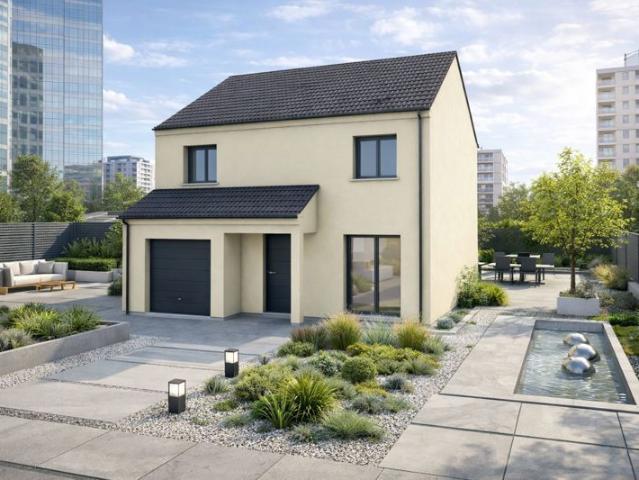 Projet de construction d'une maison 87.14 m² avec terrain à BEHOUST 78