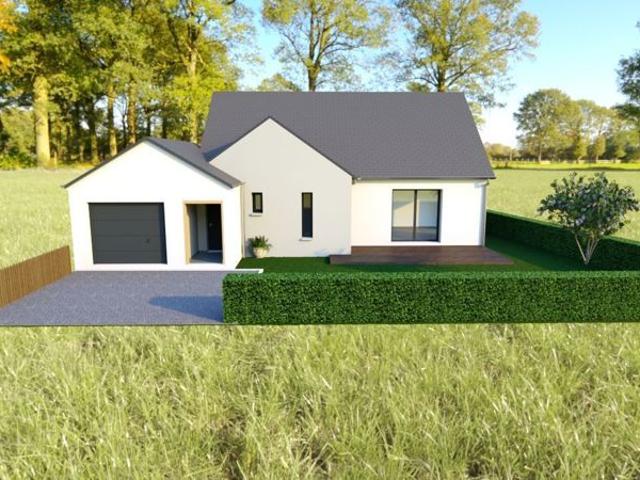 Projet de construction d'une maison 88 m² avec terrain à BOURGBARRE 35