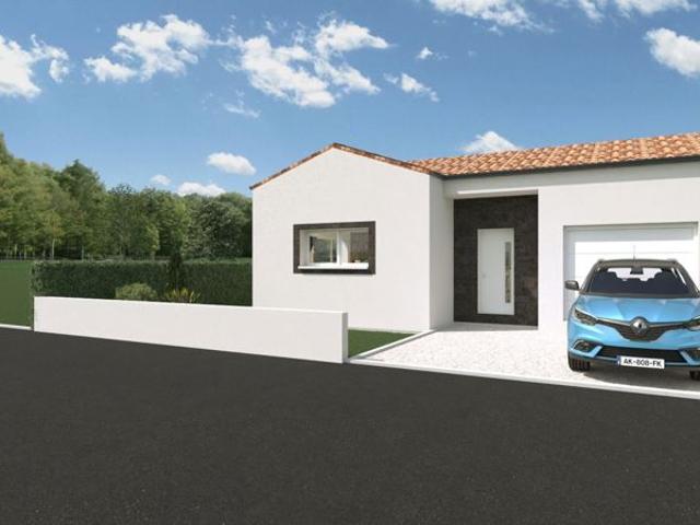 Projet de construction d'une maison 88 m² avec terrain à SAINT VINCENT SUR JARD 85