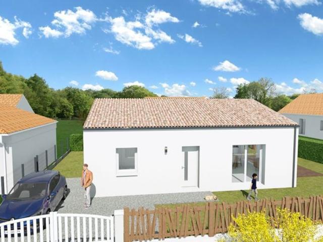 Projet de construction d'une maison 80 m² avec terrain à COURCERAC 17