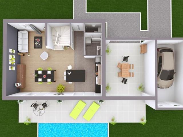 Projet de construction d'une maison 80 m² avec terrain à CHEVAL BLANC 84