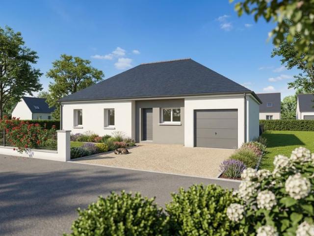 Projet de construction d'une maison 80 m² avec terrain à ENTRAMMES 53