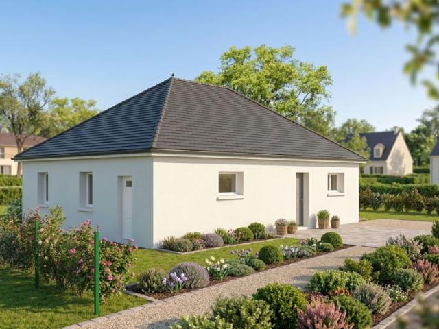 Projet de construction d'une maison 82 m² avec terrain à SAINT JEAN SUR MAYENNE 53
