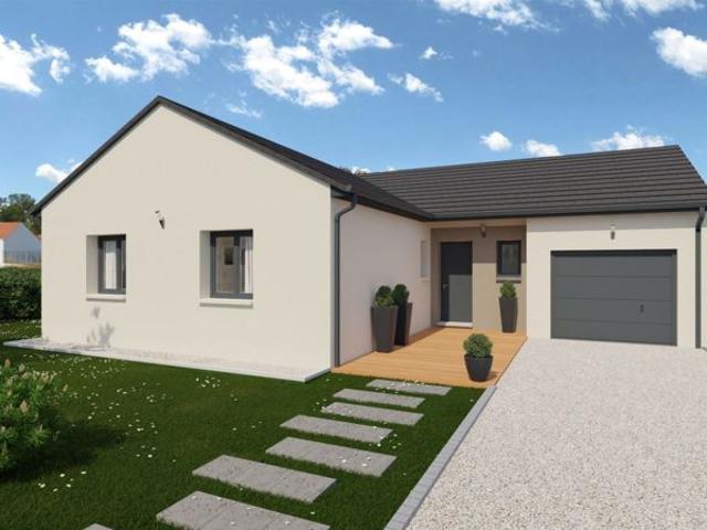 Projet de construction d'une maison 96 m² avec terrain à MONTBEUGNY 03