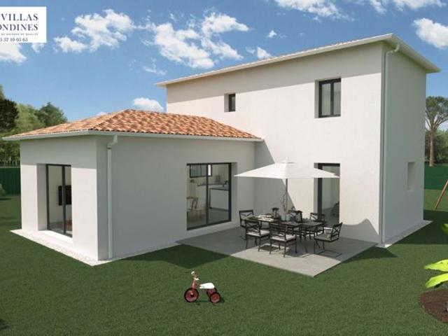 Projet de construction d'une maison 97.33 m² avec terrain à CESTAS 33