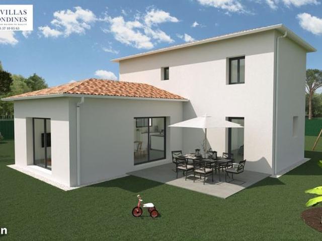 Projet de construction d'une maison 97.33 m² avec terrain à MOULIS EN MEDOC 33