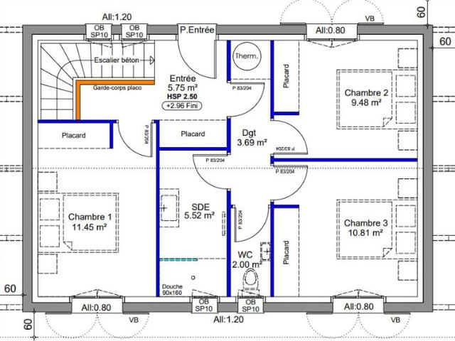 Projet de construction d'une maison 98 m² avec terrain à SAINT PEE SUR NIVELLE 64