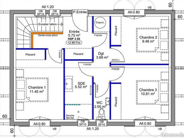Projet de construction d'une maison 98 m² avec terrain à SAINT PEE SUR NIVELLE 64