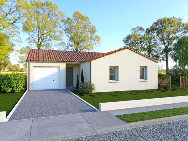 Projet de construction d'une maison 98.3 m² avec terrain à SAINT PHILBERT DE BOUAINE 85